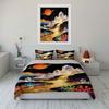 Saturn, crystals, rainbow, corals. Bedding sets Duvet cover sets Duvet covers Pillowcases(1 * Duvet Cover 2 * Pillowcases without duvet insert)