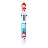 Christmas Ballpoint Pens 10-in-1 Retractable Cute Santa Snowman Pens Festive Writing Tool for Kids School Supplies Students
