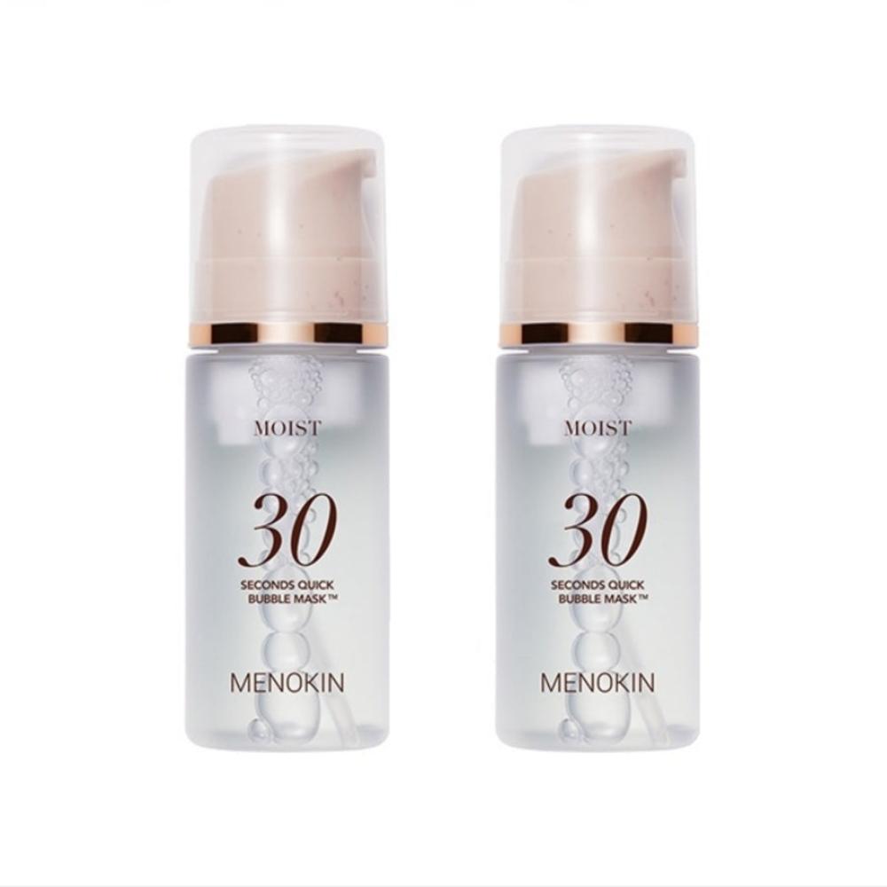 MENOKIN Moist 30 Seconds Quick Bubble Mask 95ml*1Pc/2Pcs