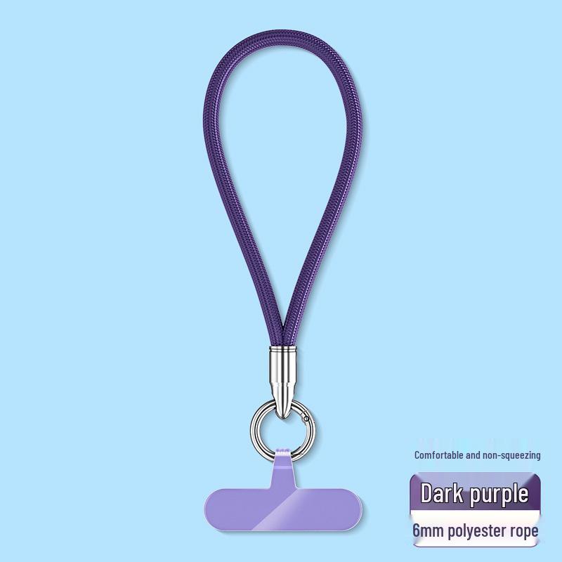 Šňůrka na mobilní telefon na zápěstí a přes tělo s kroužkem na prst, popruh proti ztrátě a těsnění proti pádu