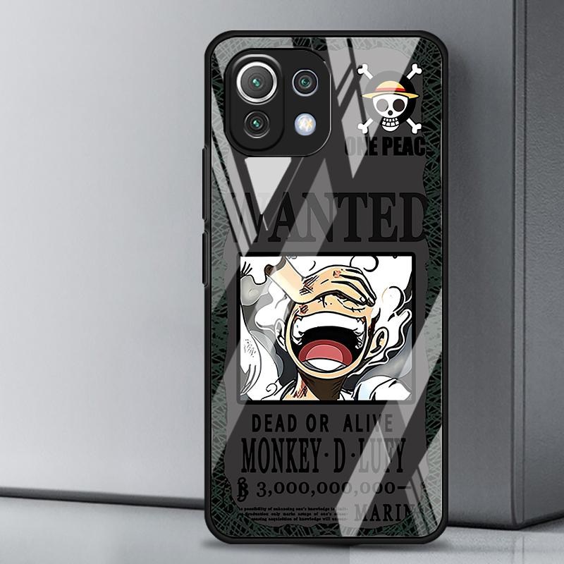 

Стеклянный чехол для телефона для Xiaomi mi 13 12X 14 12T 11T 12 10T Note 10 10 Pro 11 Lite OneS P-ieceS Luffys Xiaomi Mi 11