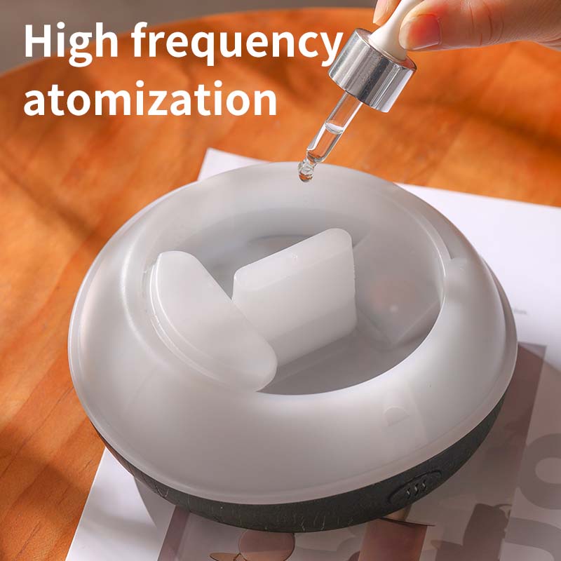 200ml Household Ultrasonic Air Humidifier with Aromatic Diffuser Flame Aromatherapy Machine Essential Oil Flare Aromatherapy