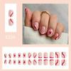 Faux Ongles Français Saint-Valentin Embouts d'Ongles Nouveaux Faux Ongles DIY
