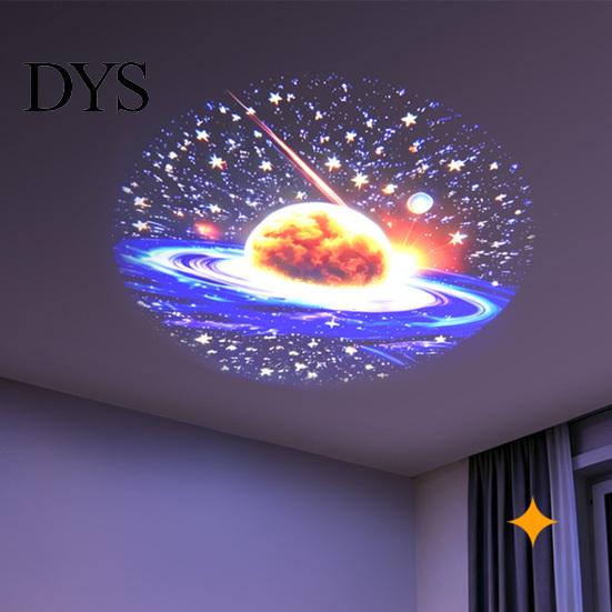 Flexible Bedside Reading Light Mini Star Projector Night Light, Nebula Ceiling LED Lamp, USB Ambient with Multiple Themes Starry Sky Car Interior Lamp