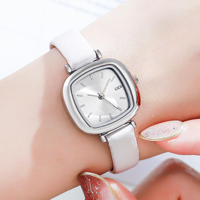 Gedi Retro Small Square Women's Waterproof Casual Watch