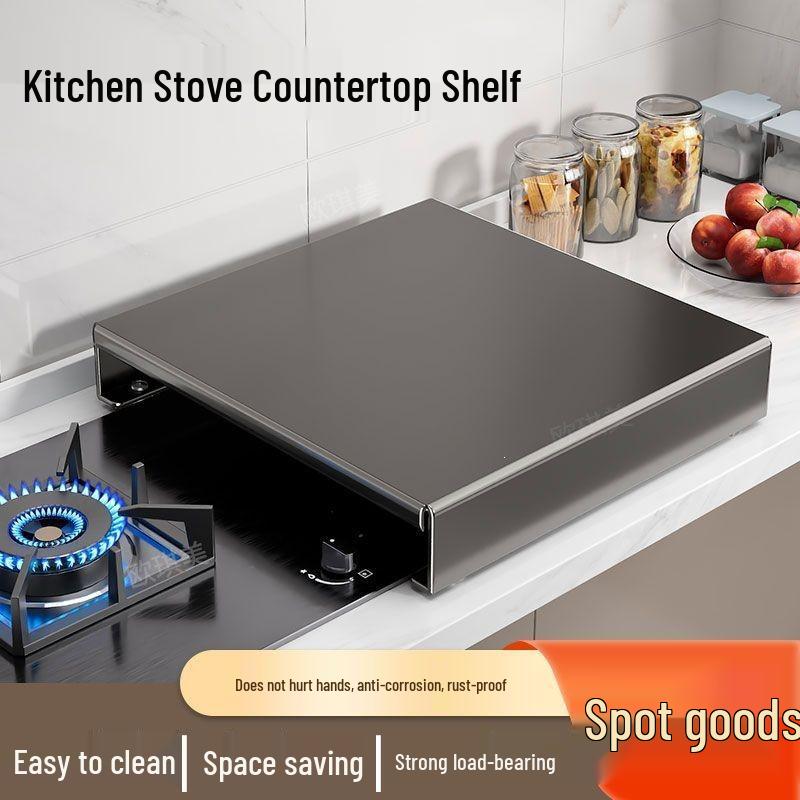 Non-slip Kitchen Gas Stove Cover & Pot Rack Holder for Induction Cooktops