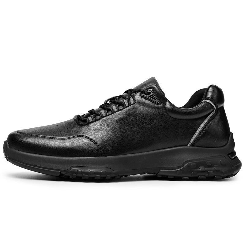 2025 Men's Live Broadcast Casual Soft Sole Dad Shoes - Winter Breathable Leather Sneakers