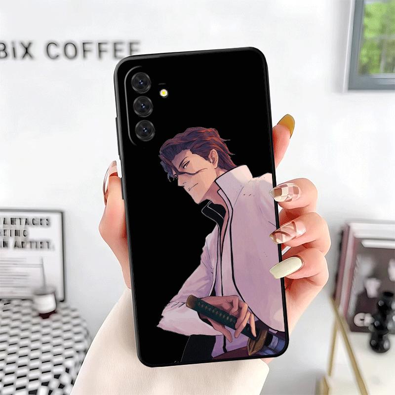 Bleach Aizen Sousuke Soft Phone Case for Samsung A17 A37 A57 A16 A26 A36 A56 A15 A25 A35 A55 A14 A24 A34 A54 A13 A23 A33 A53 A52