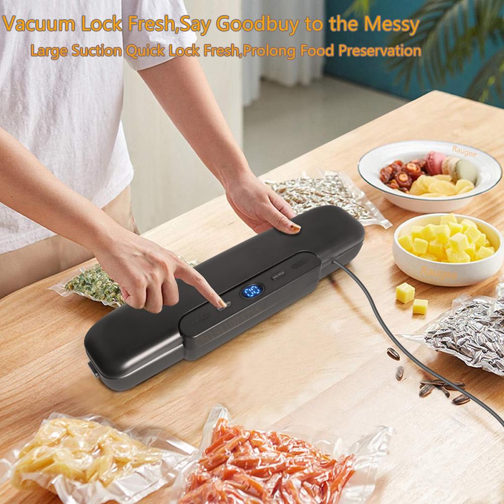 1PCS Vacuum Sealer For Food Vacuum Packaging Machine 220V Automatic Household Food Vacuum Sealing Including 10pcs Bags Z-21 Sealers