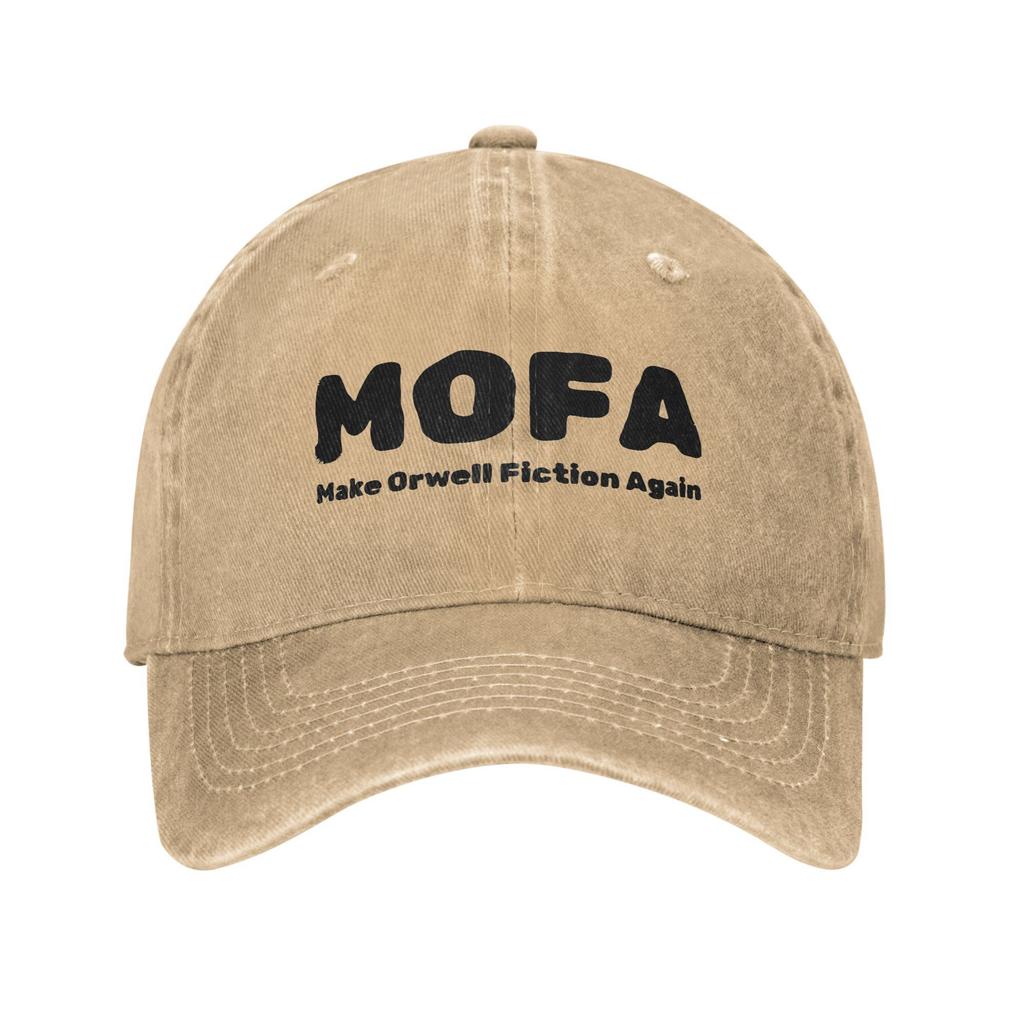Make Orwell Fiction Again Baseball Caps Distressed Denim Dystopian World Headwear Adjustable Fit Caps Hat