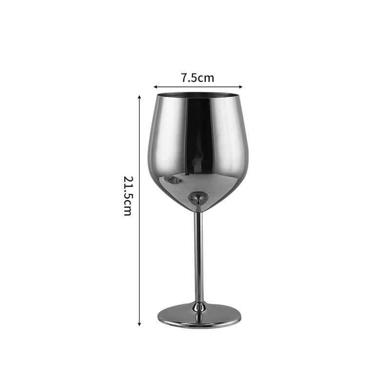 Stainless Steel Champagne Glases Electroplating Agave Cup Liquor Cocktail Goblet Juice Tumbler Party Restaurant Drinkware Cup