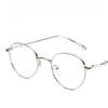 Fashion Round Full Frame Sun Glasses Light Color Tinted Sunglasses Retro Vintage Thin Mirror Lens Glasses for Beach Vacation