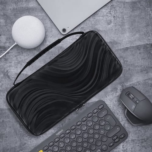 TOCCOOL Keyboard Travel Case, Hard Shell Protective Case for Logitech K380 and Logitech Pebble Keys 2 K380s (Graphite)