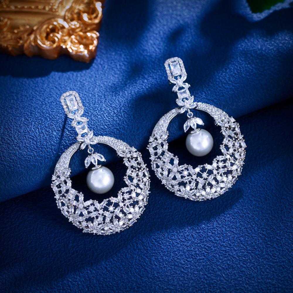 

Игольчатые серьги-пусеты с бриллиантами, жемчужные серьги, геометрические серьги с цирконами белого золота