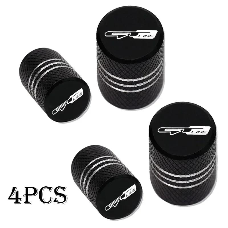 BTNPY1 For Kia GT Line Sportage Ceed Picanto K5 K4 K3 KX5 Stonic 4PCS Car Wheel Tire Valve Caps Tyre Stem Covers Airdust Waterproof