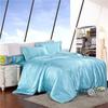 Luxurious Satin Silk Bedding Set 4pc With Comfortable Fitted Sheet And Pillow Case