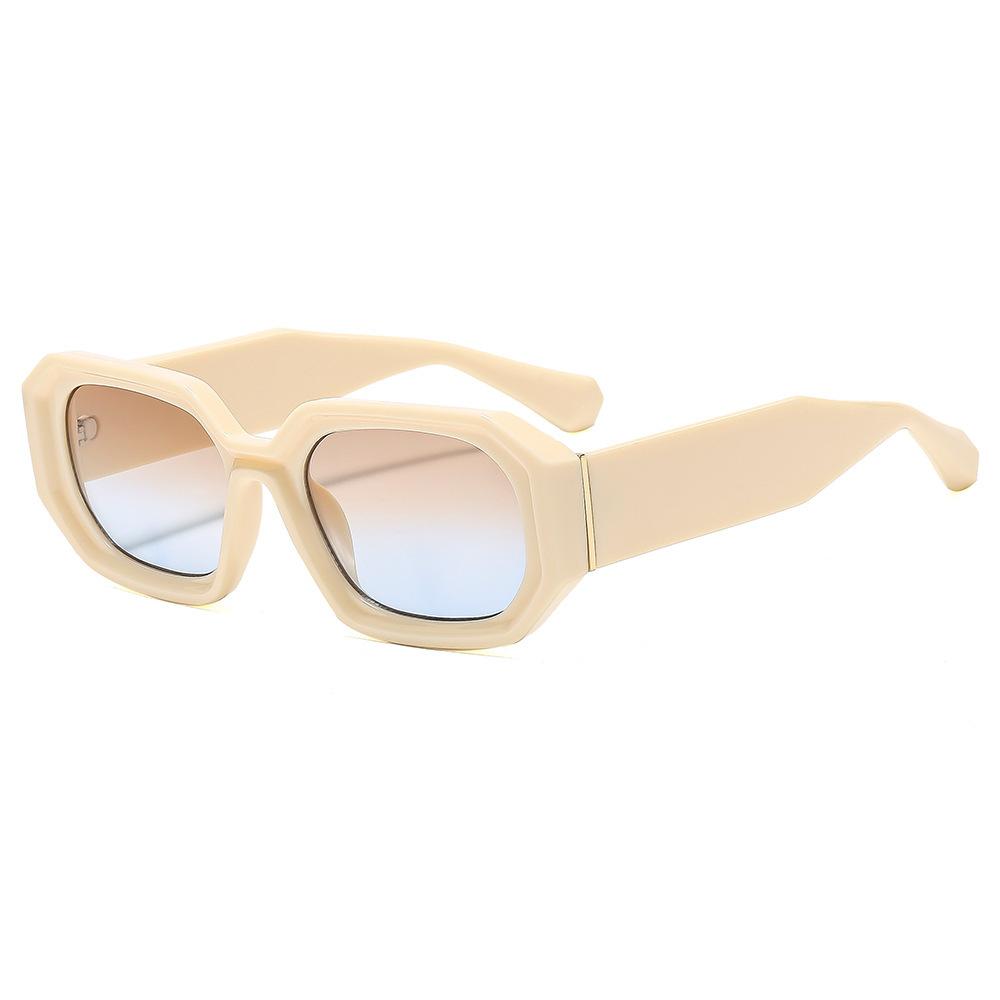

JYL TS Square Sunglasses Steampunk Style UV Protection Unisex 89285 A-3151 багряний