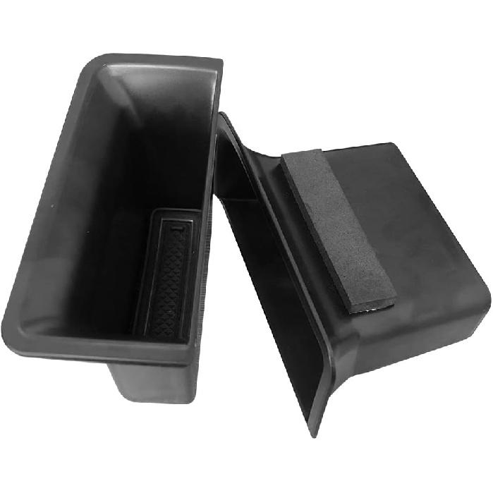 VESUL Front/Rear Row Door Side Storage Box Compatible with Ford Escape 2020-2024 Armrest Phone Container Door Organizer Handle Pocket ABS Tray Insert