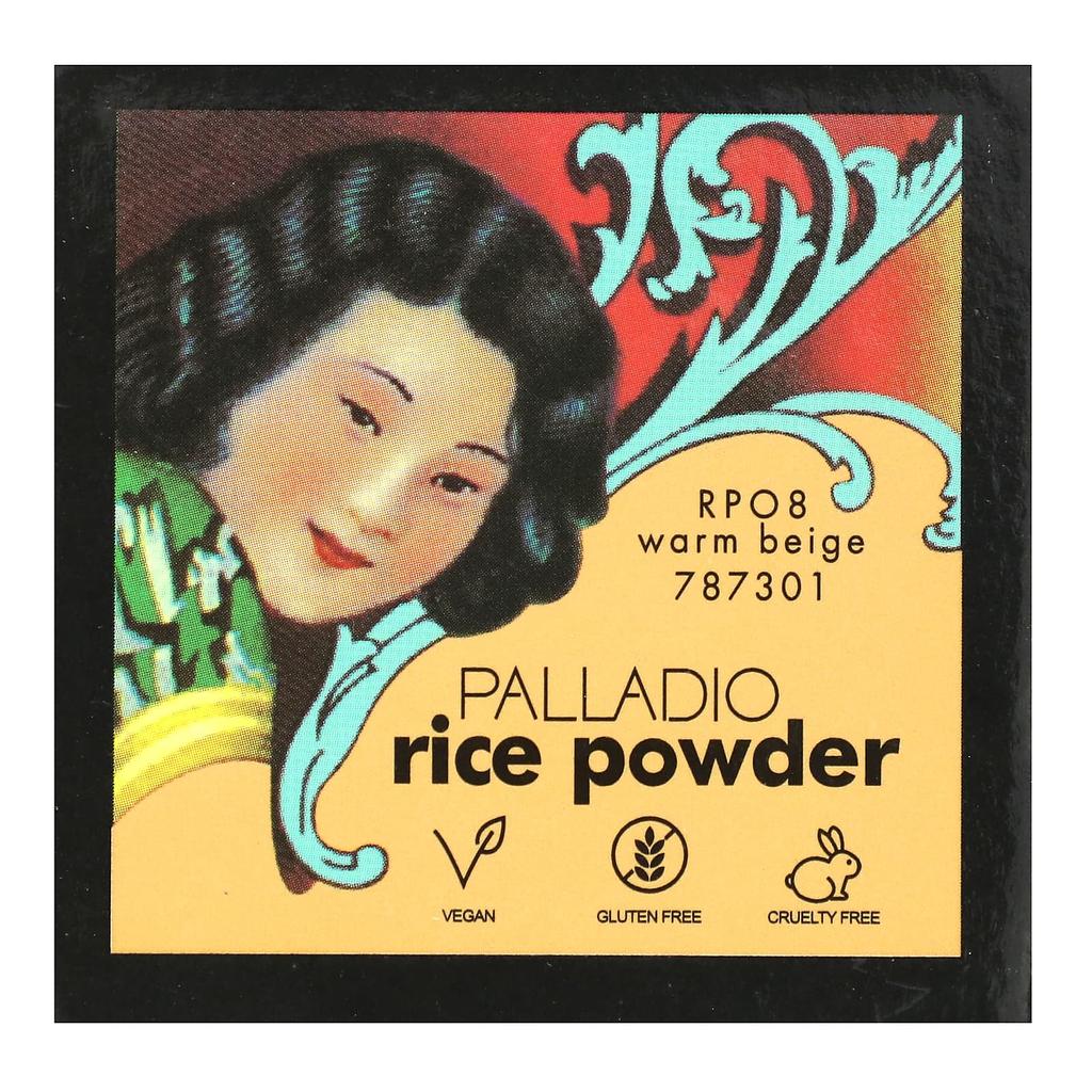 Palladio Rice Flour, Warm Beige RPO8, 0.60 Oz (17 G)