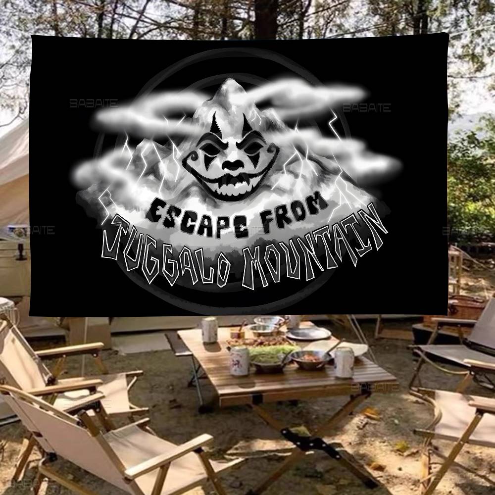 Rap Metal Insane Clown Posse Icp Juggalo Retro Flags Multiple Choice Living Studio Booth Interior Decoration Banner