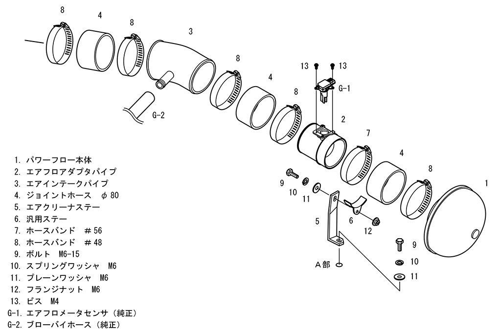 HKS Racing Suction Air Cleaner for Estima GSR55W and for GGH25W (70020-AT112) GSR50W, (2GR-FE) (2006/01-), Alphard/Vellfire GGH20W, (2GR-FE)