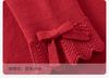 David Bella Girls' Half High Neck Knitted Sweater