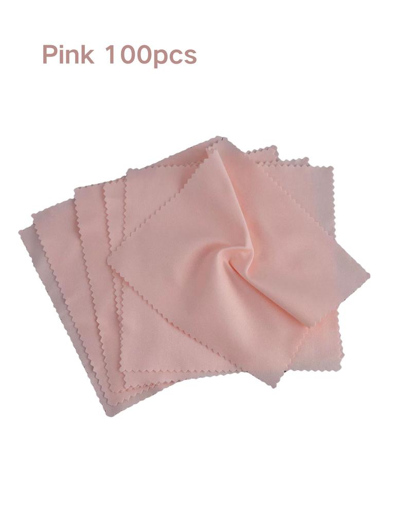10-100pcs Glasses Microfiber Cleaning Cloth Soft Color Used For Phone Screens Jewelry Screen Camera Sunglasses Cleaning Cloth