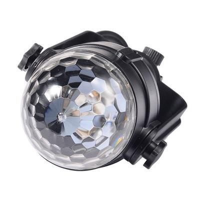 3 Color Rotatable LED Car Music Rhythm Sound Activated LED Interior Light DJ Disco Flash Lamp