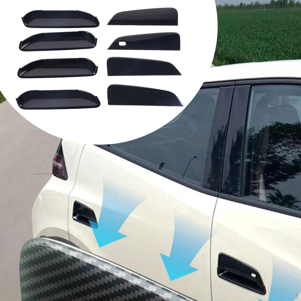 8Pcs Car Door Handle Bowl Stickers Protector Replacement Part Vehicle Component Scratches