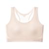 Breathable Seamless Training Vest Bra for Girls, Fixed Cups, Ice Silk, Thin Student Style