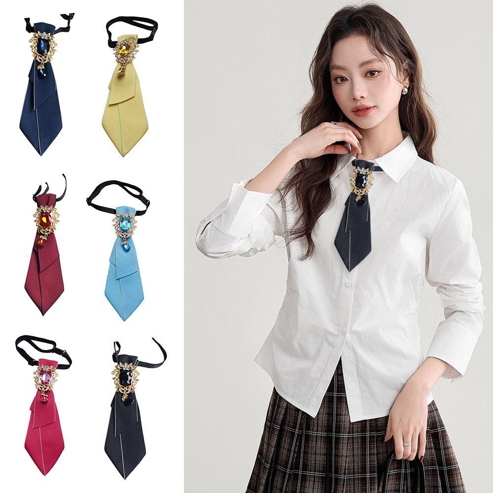 Handmade Women's Tie Diamonds Shirt Accessories Fashion Necktie  Party