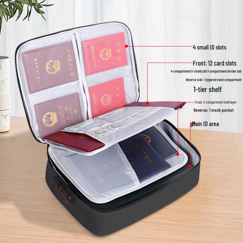 

MDNGMDNG Fireproof Multi-functional Document Bag One Size
