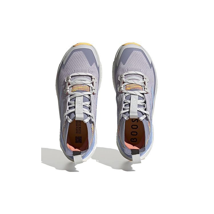 Adidas Terrex Free Hiker 2 Tlumící Protiskluzové Odolné Vysoké Venkovní Funkční Boty Dámské Boty Modrofialové HP7499