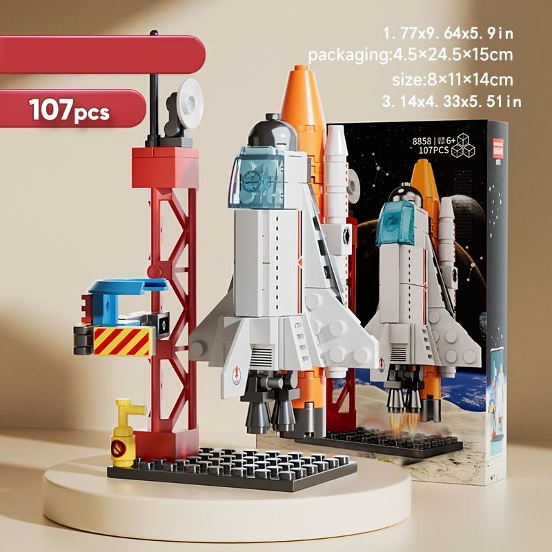 Aviation Spaceport Model Shuttle Space Rocket Launch Center Building Blocks Construction Spaceship KIDS Bricks Creative Toys