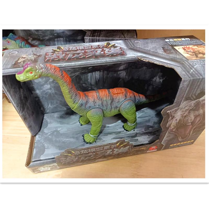 Movable Dinosaur Toy: Pterodactyl, Triceratops, & Tyrannosaurus Models with Open Mouth