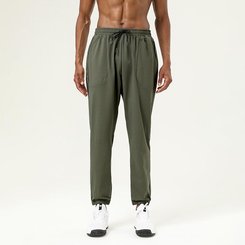 Men's Quick-Dry Marathon Training Pants - Breathable, Cuffed, Ideal for Spring & Autumn
