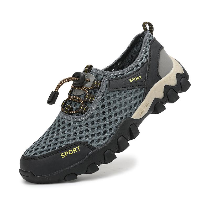 Men Hiking Sports Shoes Breathable Mesh Sneakers for Camping Trekking Man Trainers Outdoor Sports Shoes Anti-slip Hiking Shoes