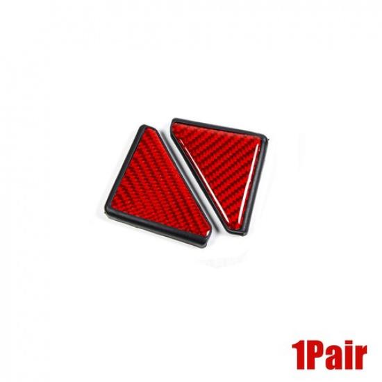 2x Carbon Fiber Car Door Corner Cover Protector Anti Scratch Sticker Accessories
