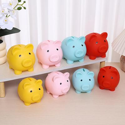 Lovely PIGGY Bank Coin Money Plastic Cash Openable Saving Box Kid Pig Gift