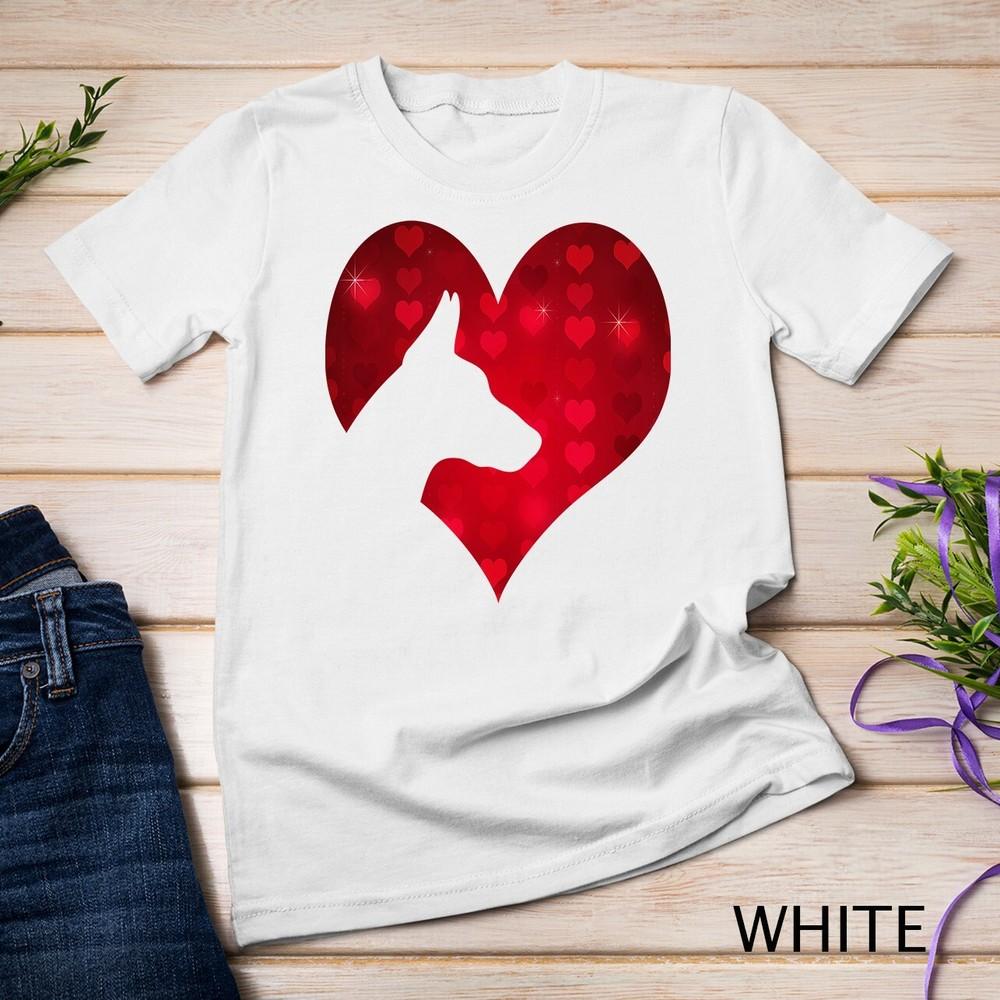 

Я люблю своего добермана Подарок Унисекс Футболка 2XL