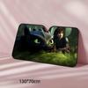 Cartoon EYE Toothless Stylish Trendy Windshield Sunshade, Car Windshield Cover, Car Sunshade Curtain, Car Sun Protection Cover