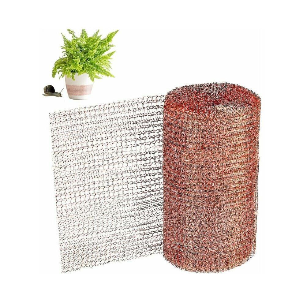 Rouleau de grillage en cuivre pour une lutte antiparasitaire polyvalente, barrière en cuivre pur ininflammable, facile à utiliser pour boucher les