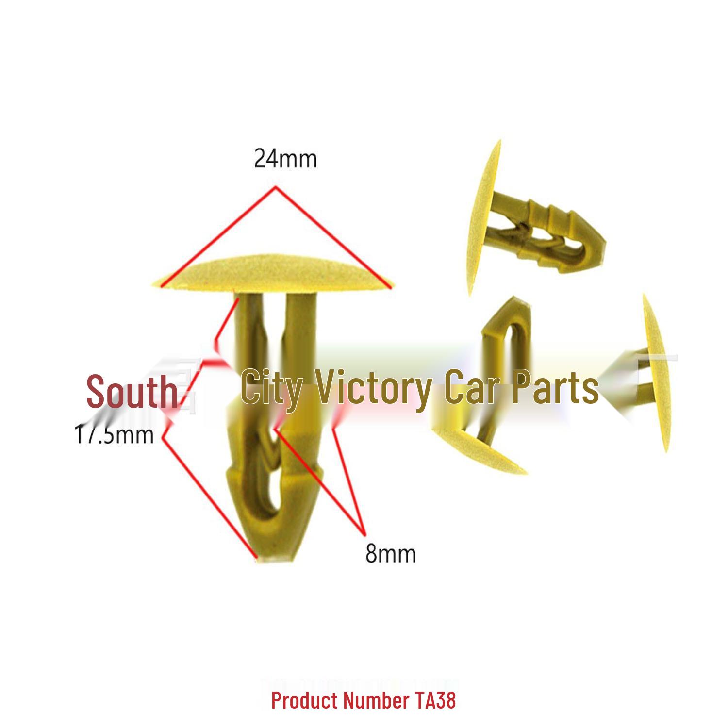 

Sino-Italian Car Trim Panel Clips: Universal Nylon Buckles for Headliner & Door Panel Decoration 10000 Pieces