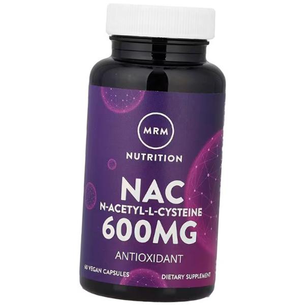 N-acetyl L-cysteine, NAC N-Acetyl-L-Cysteine 600, MRM  60vegcaps (70122004)