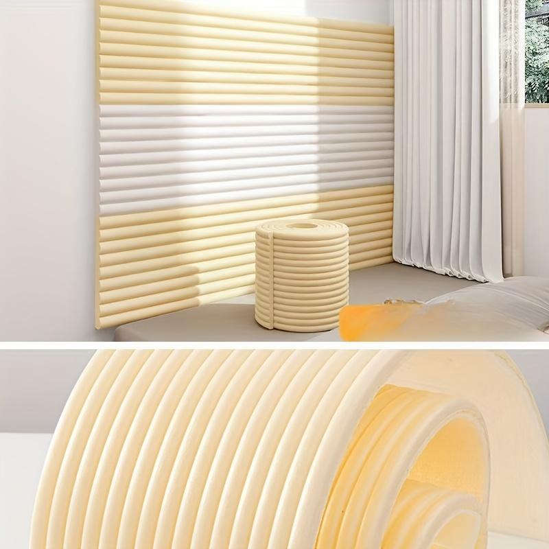 Stickers Muraux Doux Texturés 3D - Imperméables et Résistants à l'Humidité - Protections d'Angle Peel & Stick, Décoration pour Murs, Tables, Chaises