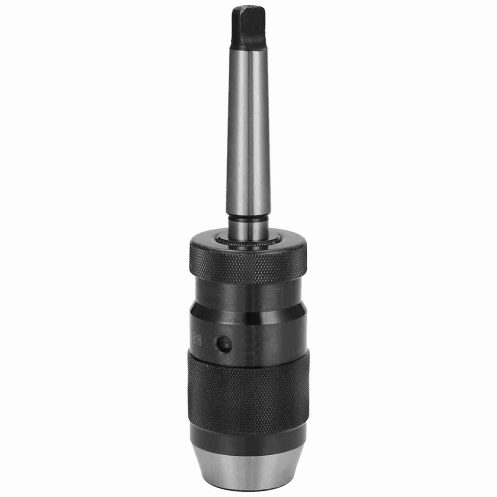 Geevorks Heavy-duty Self-tightening Drill Chuck with Handle Integrated   Keyless Chuck MT-B16 1-16mm Clamping Range B16 MT2 Self-Tighten fo