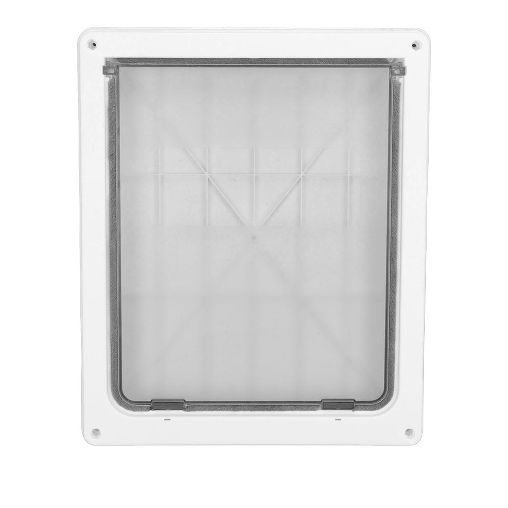 Pet Flap Door Automatic Closing Controllable Access Plastic Cat Door for Cat Holes and Dog Holes