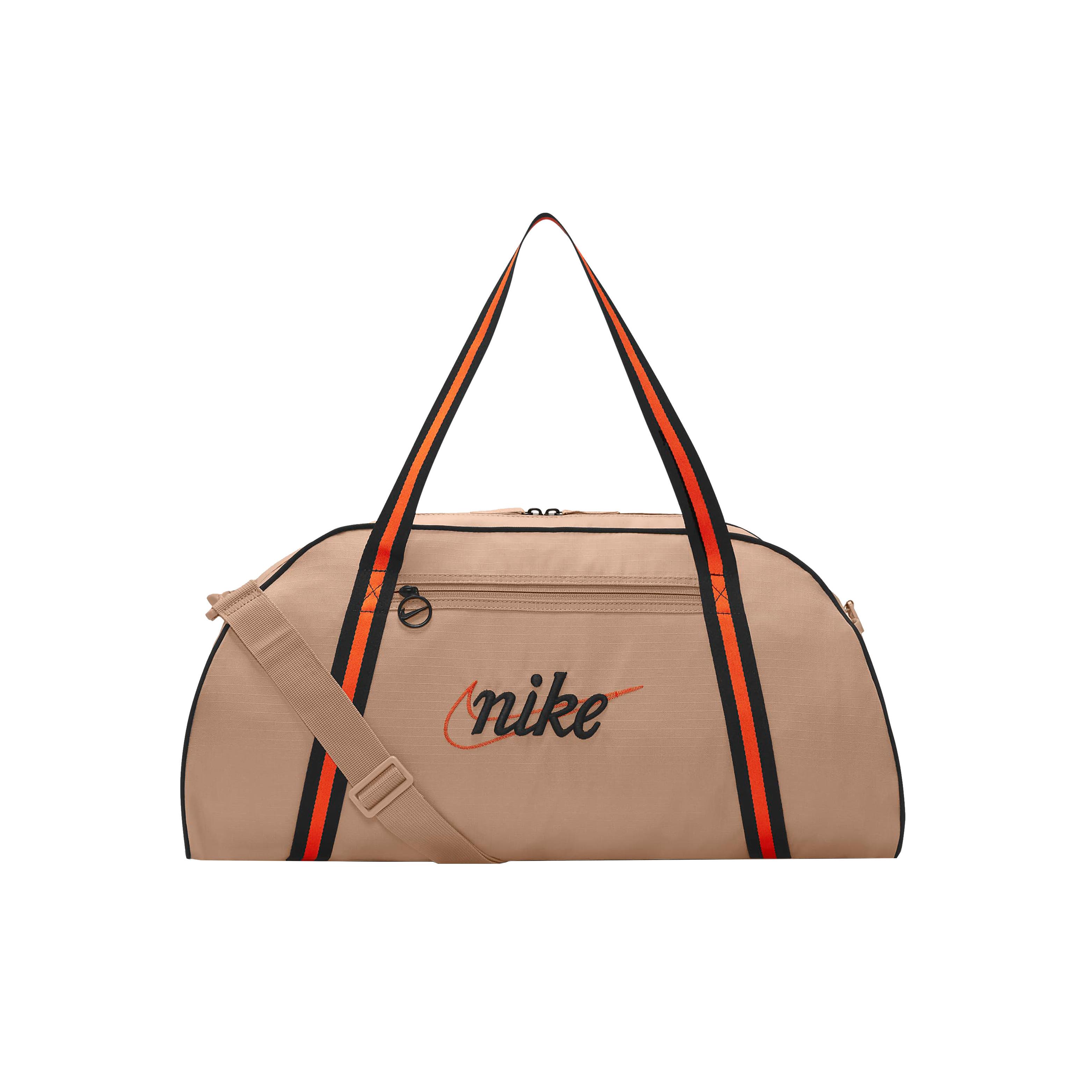 

Новая тканевая дорожная сумка Nike, одноплечная портативная тренировочная сумка для спортзала унисекс льняная желтая DH6863-200 52.1*24.1*33.0CM