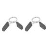 2PCS Spring Clip Collars 30mm Dumbbell Spring Lock with Handle Comfortable Grip Easy Use Wightlifting Accessory for