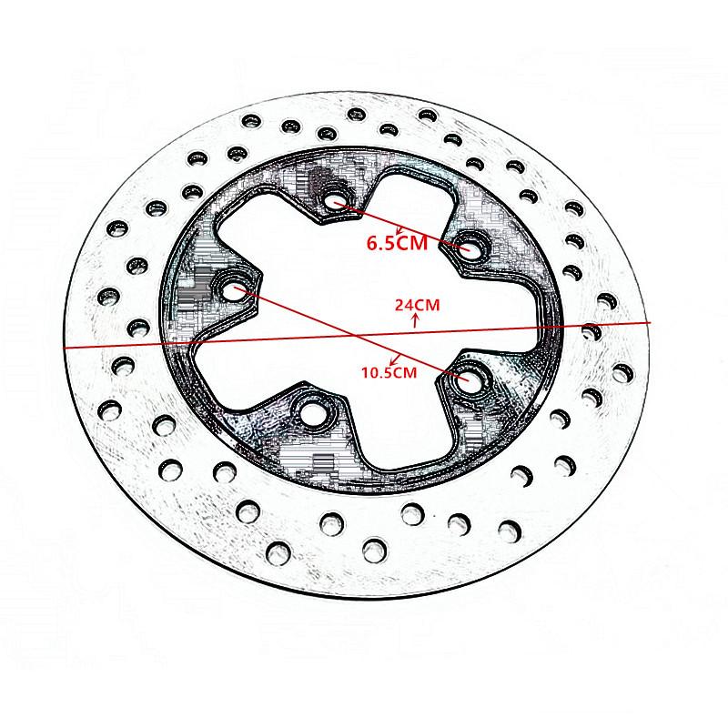 Compatible Rear Brake Disc for Fei Wang GSF600/650/1200, SV650, GSXR1300 Hayabusa '99-'07